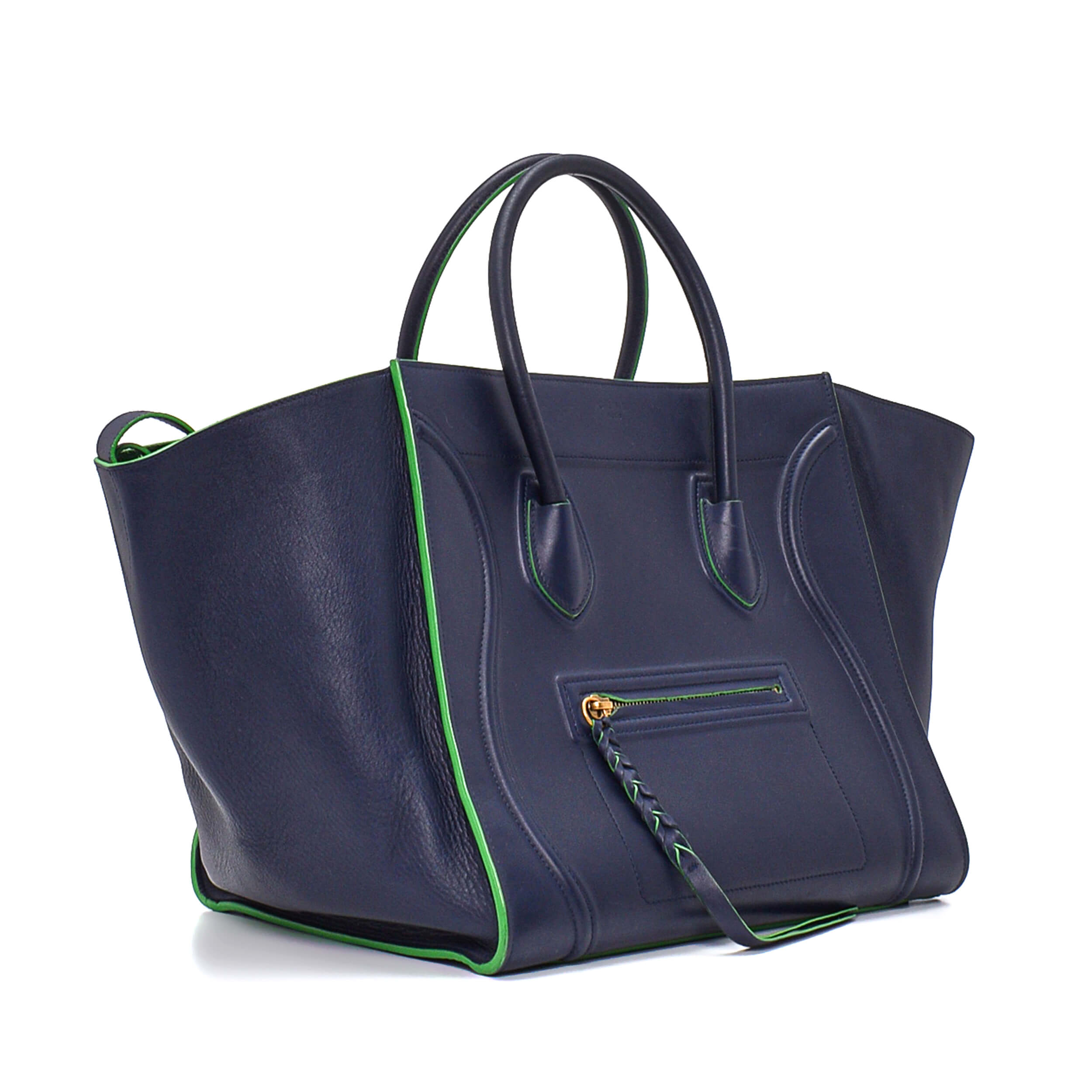 Navy blue shop celine bag